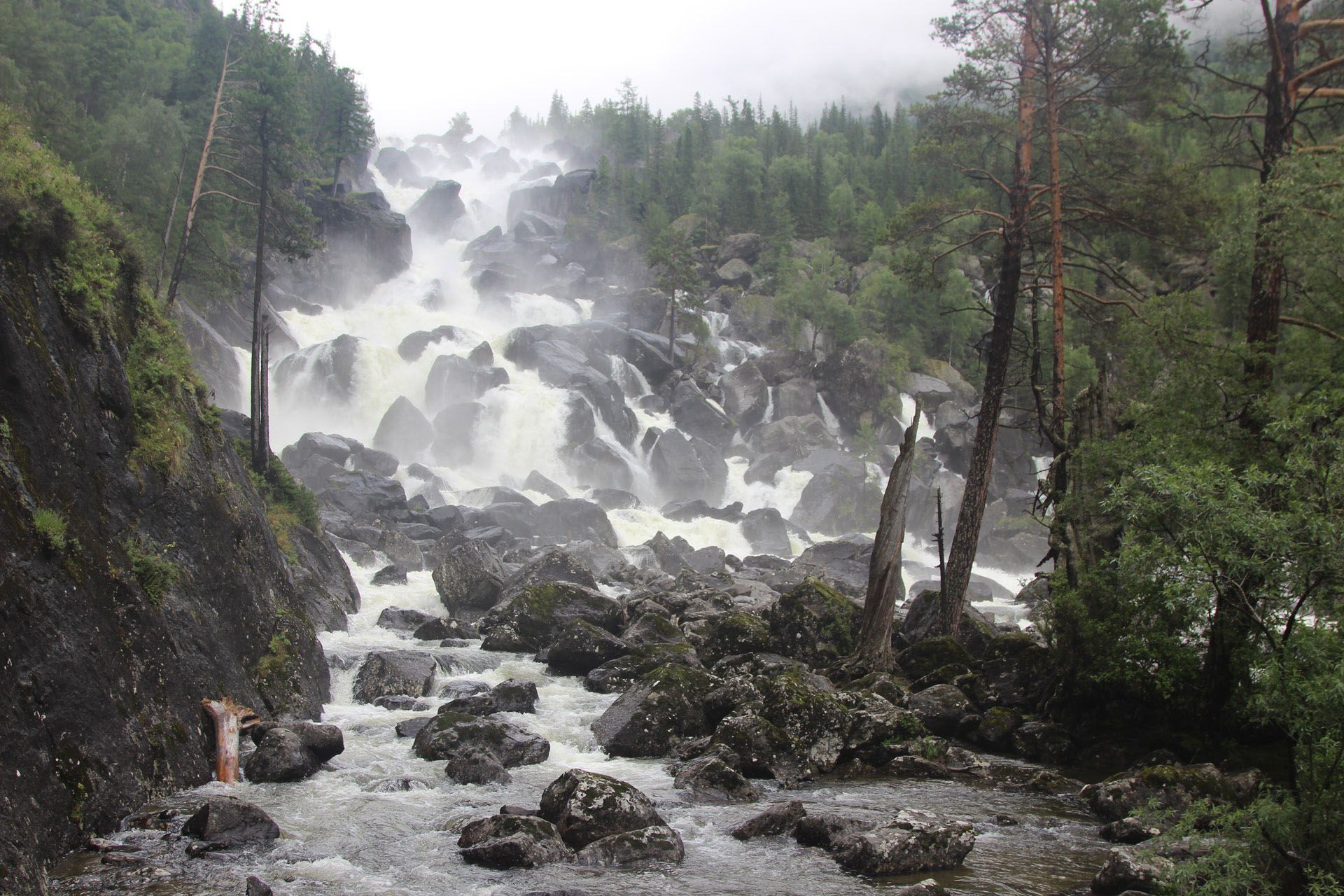 Waterfalls in the Altai